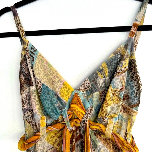 Vintage Diane Von Ferstenberg Silk Chiffon dress, size 6 - Picture 3 of 12